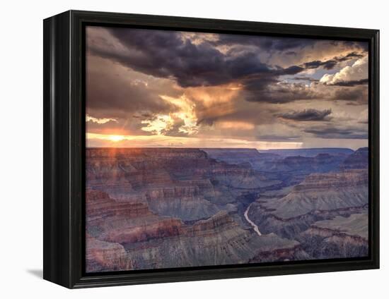 USA, Arizona, Grand Canyon National Park (South Rim), Colorado River from Mohave Point-Michele Falzone-Framed Premier Image Canvas