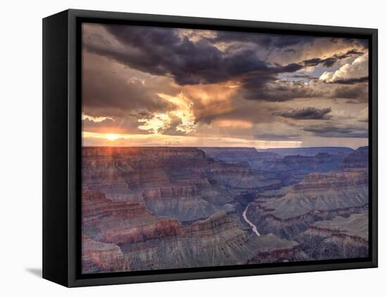 USA, Arizona, Grand Canyon National Park (South Rim), Colorado River from Mohave Point-Michele Falzone-Framed Premier Image Canvas