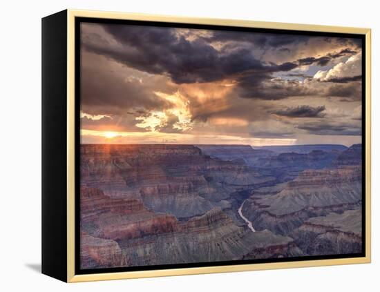 USA, Arizona, Grand Canyon National Park (South Rim), Colorado River from Mohave Point-Michele Falzone-Framed Premier Image Canvas