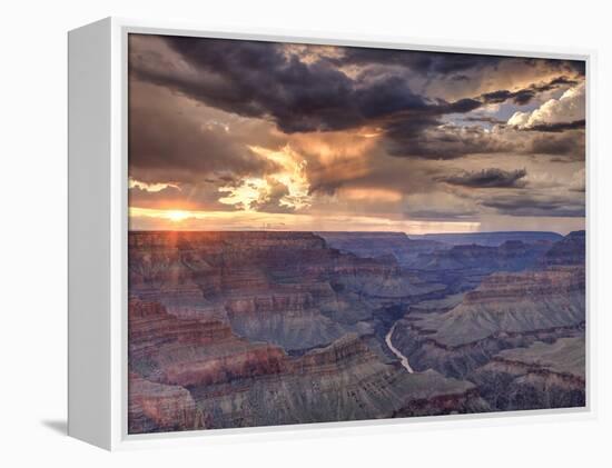 USA, Arizona, Grand Canyon National Park (South Rim), Colorado River from Mohave Point-Michele Falzone-Framed Premier Image Canvas