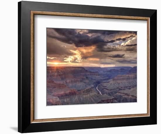 USA, Arizona, Grand Canyon National Park (South Rim), Colorado River from Mohave Point-Michele Falzone-Framed Photographic Print