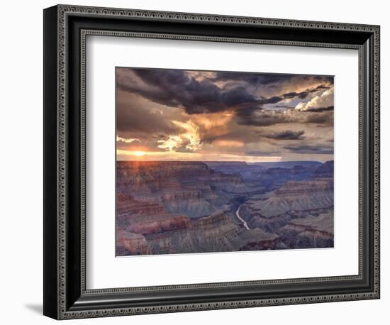 USA, Arizona, Grand Canyon National Park (South Rim), Colorado River from Mohave Point-Michele Falzone-Framed Photographic Print