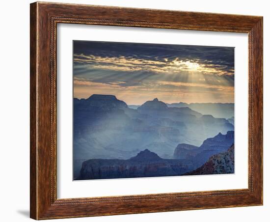 USA, Arizona, Grand Canyon National Park (South Rim), Mather Point-Michele Falzone-Framed Photographic Print