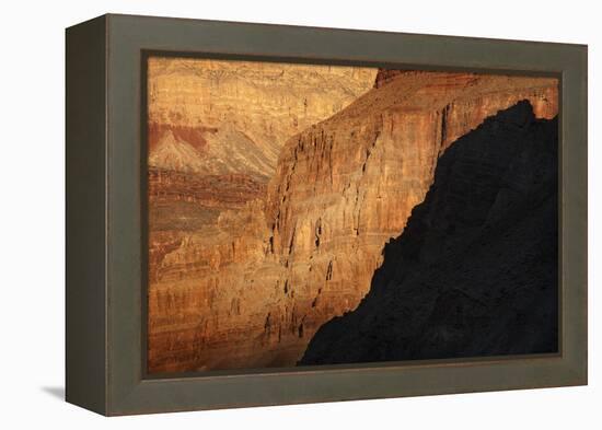 USA, Arizona, Grand Canyon National Park. Sunrise on Canyon Cliffs-Don Grall-Framed Premier Image Canvas