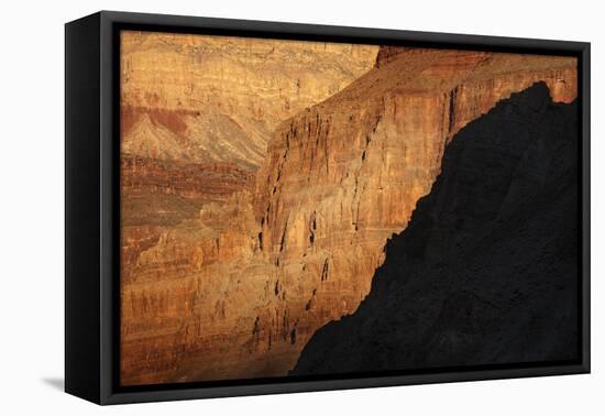 USA, Arizona, Grand Canyon National Park. Sunrise on Canyon Cliffs-Don Grall-Framed Premier Image Canvas