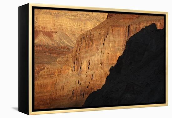 USA, Arizona, Grand Canyon National Park. Sunrise on Canyon Cliffs-Don Grall-Framed Premier Image Canvas