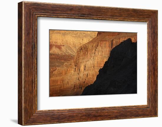 USA, Arizona, Grand Canyon National Park. Sunrise on Canyon Cliffs-Don Grall-Framed Photographic Print