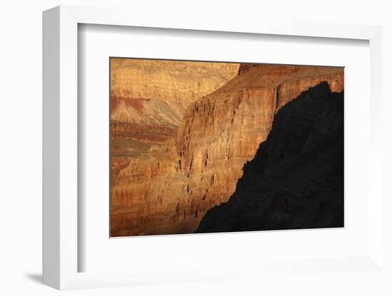 USA, Arizona, Grand Canyon National Park. Sunrise on Canyon Cliffs-Don Grall-Framed Photographic Print