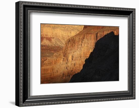 USA, Arizona, Grand Canyon National Park. Sunrise on Canyon Cliffs-Don Grall-Framed Photographic Print