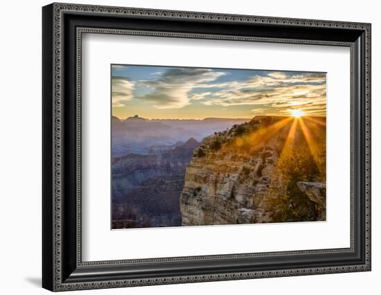 USA, Arizona, Grand Canyon National Park, Sunrise over Powell Point-Ann Collins-Framed Photographic Print