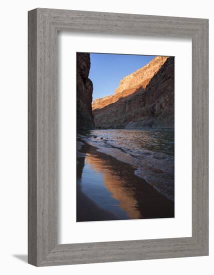 USA, Arizona, Grand Canyon National Park. Sunrise Reflects Off Sand-Don Grall-Framed Photographic Print