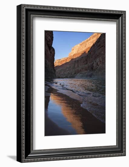 USA, Arizona, Grand Canyon National Park. Sunrise Reflects Off Sand-Don Grall-Framed Photographic Print