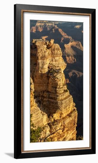 USA, Arizona, Grand Canyon National Park. Vertical Panorama at Mather Point on the South Rim-Ann Collins-Framed Photographic Print