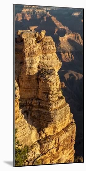 USA, Arizona, Grand Canyon National Park. Vertical Panorama at Mather Point on the South Rim-Ann Collins-Mounted Photographic Print