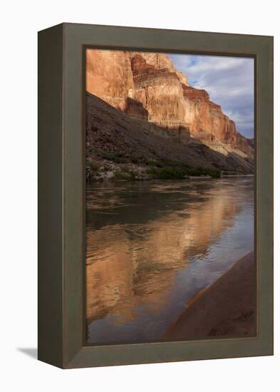 USA, Arizona, Grand Canyon NP. Sunset Reflected on Colorado River-Don Grall-Framed Premier Image Canvas