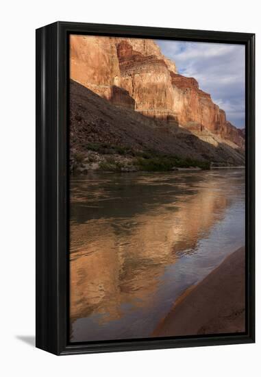 USA, Arizona, Grand Canyon NP. Sunset Reflected on Colorado River-Don Grall-Framed Premier Image Canvas