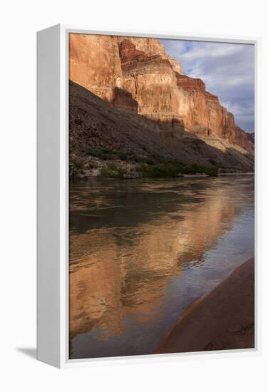 USA, Arizona, Grand Canyon NP. Sunset Reflected on Colorado River-Don Grall-Framed Premier Image Canvas