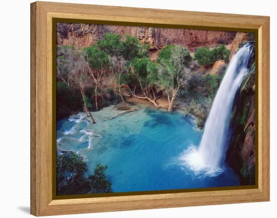 USA, Arizona, Havasupai Reservation. Havasu Falls in the Grand Canyon-Jaynes Gallery-Framed Premier Image Canvas