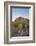 USA, Arizona, Lost Dutchman State Park. Barrel Cactus and Superstition Mountains-Kevin Oke-Framed Photographic Print