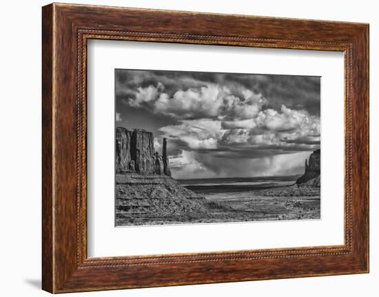 USA, Arizona, Monument Valley Approaching Storm-John Ford-Framed Photographic Print