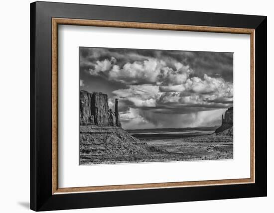 USA, Arizona, Monument Valley Approaching Storm-John Ford-Framed Photographic Print