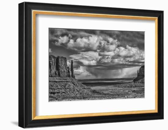 USA, Arizona, Monument Valley Approaching Storm-John Ford-Framed Photographic Print