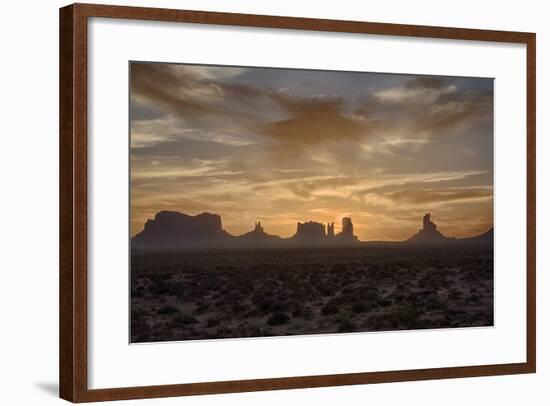 USA, Arizona, Monument Valley, First Light-John Ford-Framed Photographic Print