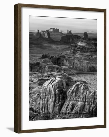 USA, Arizona, Monument Valley. Sunset View from Hunt's Mesa-Ann Collins-Framed Photographic Print