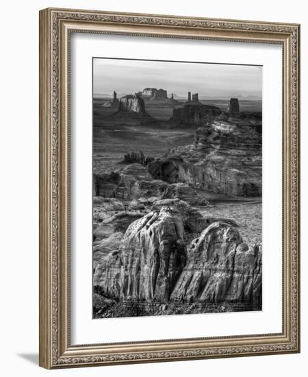 USA, Arizona, Monument Valley. Sunset View from Hunt's Mesa-Ann Collins-Framed Photographic Print