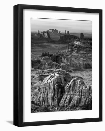 USA, Arizona, Monument Valley. Sunset View from Hunt's Mesa-Ann Collins-Framed Photographic Print