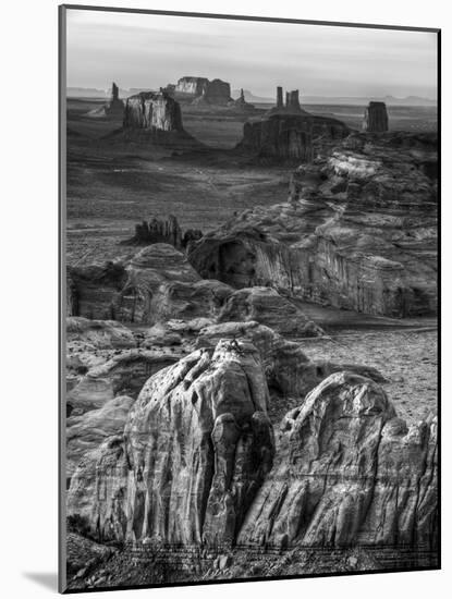 USA, Arizona, Monument Valley. Sunset View from Hunt's Mesa-Ann Collins-Mounted Photographic Print