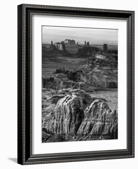 USA, Arizona, Monument Valley. Sunset View from Hunt's Mesa-Ann Collins-Framed Photographic Print