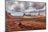 USA, Arizona, Monument Valley, under Clouds-John Ford-Mounted Photographic Print