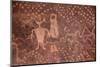 USA, Arizona, Mystery Valley Petroglyph Panel-John Ford-Mounted Photographic Print