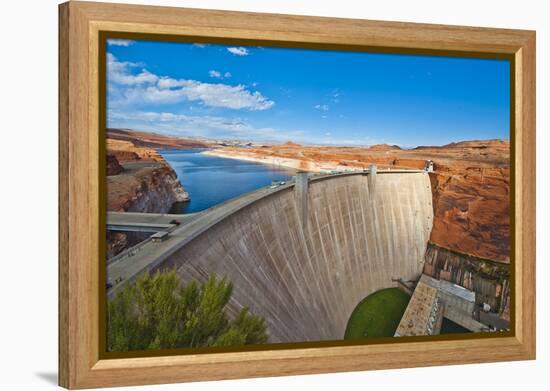 USA, Arizona, Page, Glen Canyon Dam-Bernard Friel-Framed Premier Image Canvas