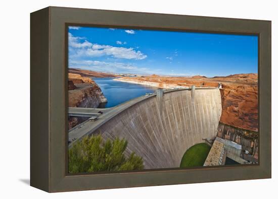 USA, Arizona, Page, Glen Canyon Dam-Bernard Friel-Framed Premier Image Canvas