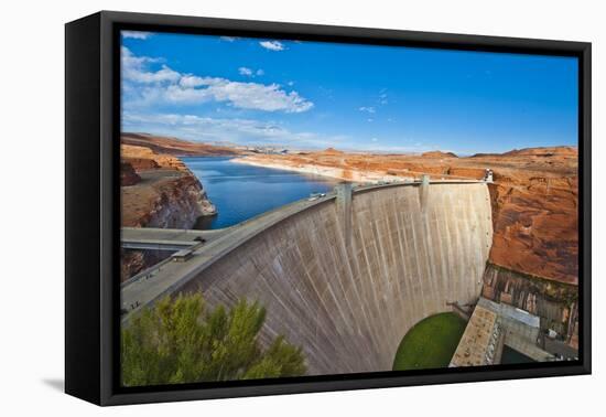 USA, Arizona, Page, Glen Canyon Dam-Bernard Friel-Framed Premier Image Canvas