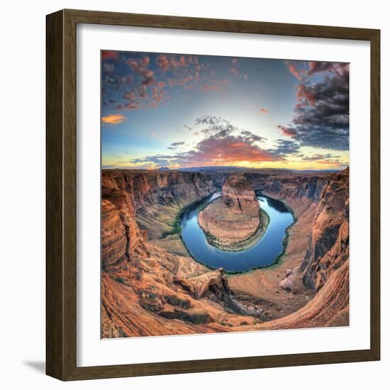 USA, Arizona, Page, Horseshoe Bend Canyon-Michele Falzone-Framed Photographic Print