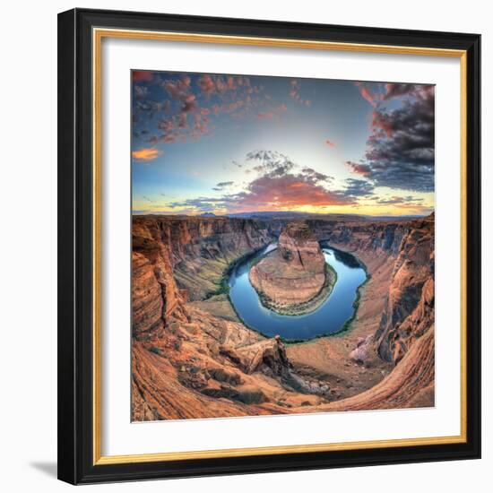 USA, Arizona, Page, Horseshoe Bend Canyon-Michele Falzone-Framed Photographic Print