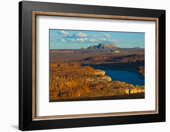 USA, Arizona, Page, Lake Powell Vistas, Navajo Generating Station.-Bernard Friel-Framed Photographic Print