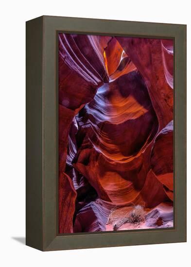 USA, Arizona, Paige. Rock Patterns in Antelope Canyon-Jay O'brien-Framed Premier Image Canvas