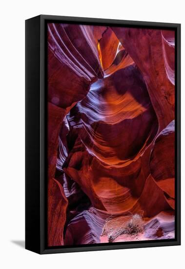 USA, Arizona, Paige. Rock Patterns in Antelope Canyon-Jay O'brien-Framed Premier Image Canvas