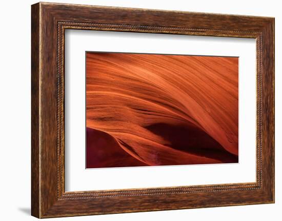 USA, Arizona, Paige. Rock Patterns in Antelope Canyon-Jay O'brien-Framed Photographic Print