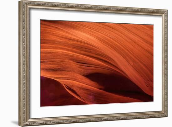 USA, Arizona, Paige. Rock Patterns in Antelope Canyon-Jay O'brien-Framed Photographic Print