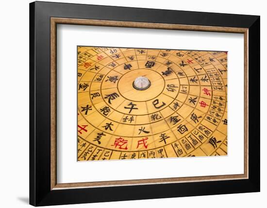 USA, Arizona, Phoenix. Characters on Chinese calendar.-Jaynes Gallery-Framed Photographic Print