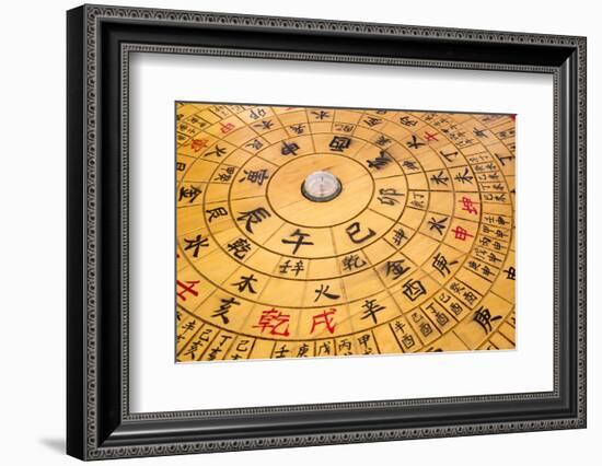 USA, Arizona, Phoenix. Characters on Chinese calendar.-Jaynes Gallery-Framed Photographic Print