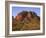 USA, Arizona, Picacho Peak State Park, Sunrise Light on Steep Cliffs with Saguaro Cacti-John Barger-Framed Photographic Print