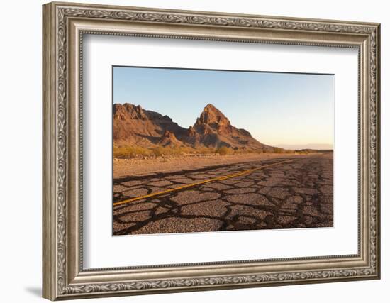 USA, Arizona, Route 66, Black Mountains, Street-Catharina Lux-Framed Photographic Print