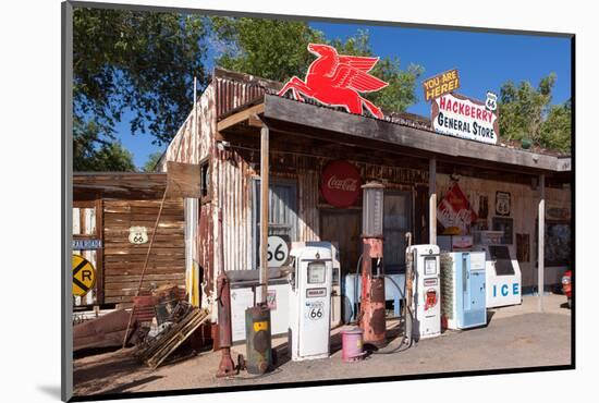 USA, Arizona, Route 66, Hackberry, Old Filling Station-Catharina Lux-Mounted Photographic Print