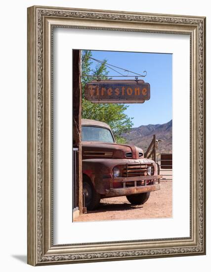 USA, Arizona, Route 66, Hackberry, Rusted Ford-Catharina Lux-Framed Photographic Print